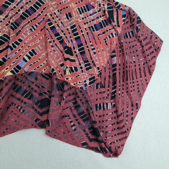 Free People Womens Medium Day Dreamers Oversized Flowy Tank Handkerchief Hem - Picture 4 of 11